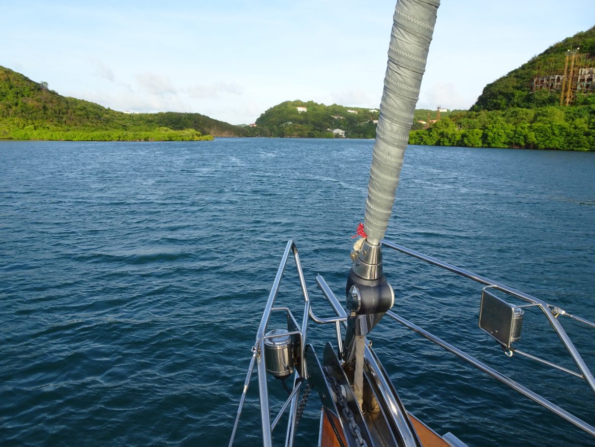 Cloudy Bay leaving Port Egmont Cloudy Bay leaving Port Egmont