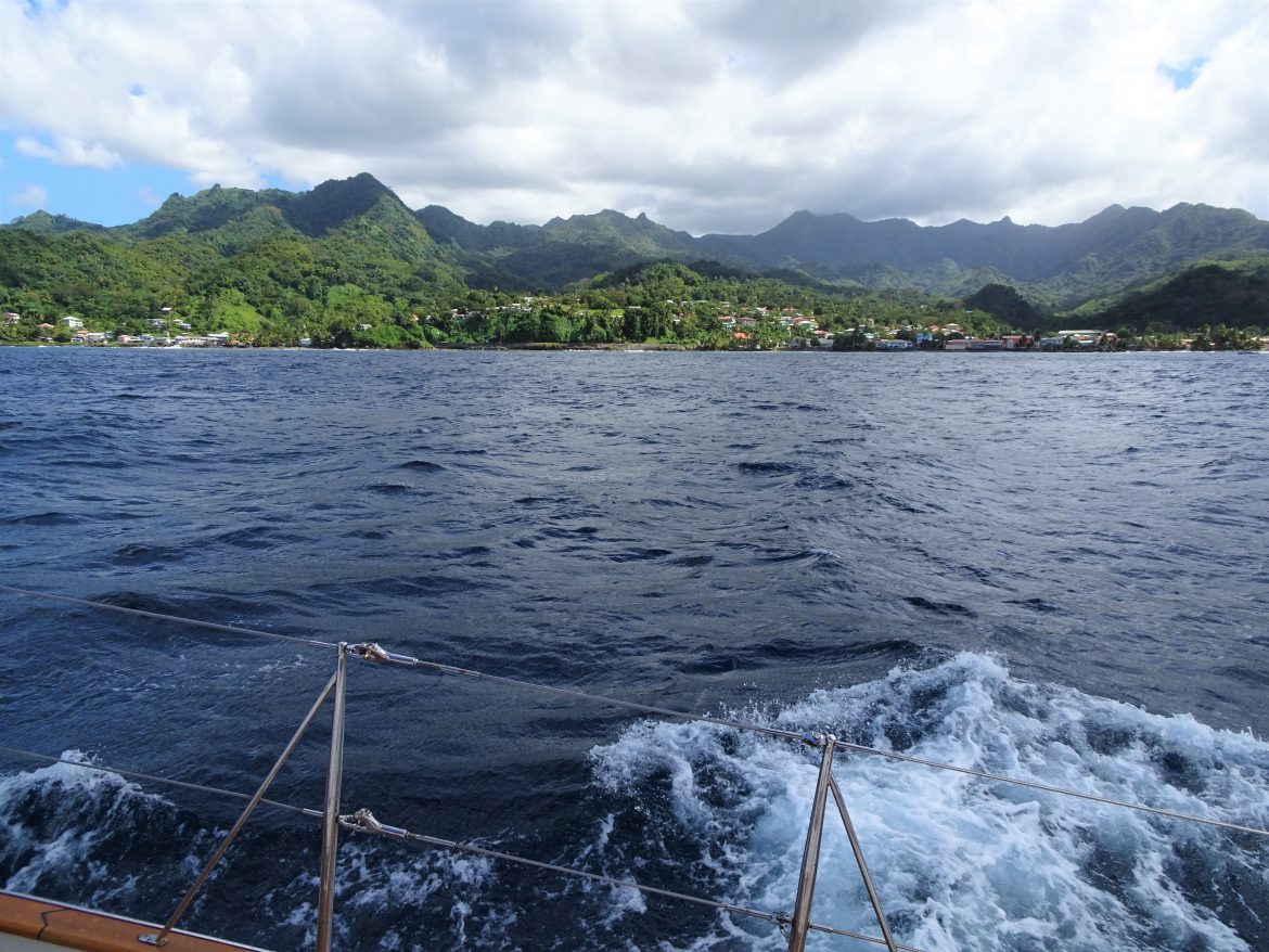 Departing Grenada, upwind sail to Carriacou Departing Grenada, upwind sail to Carriacou