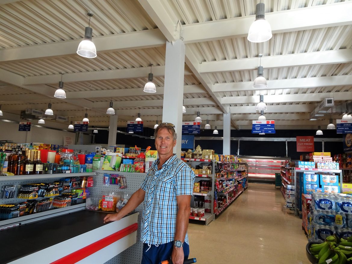 European style supermarket in Tyrrel Bay, Carriacou European style supermarket in Tyrrel Bay, Carriacou