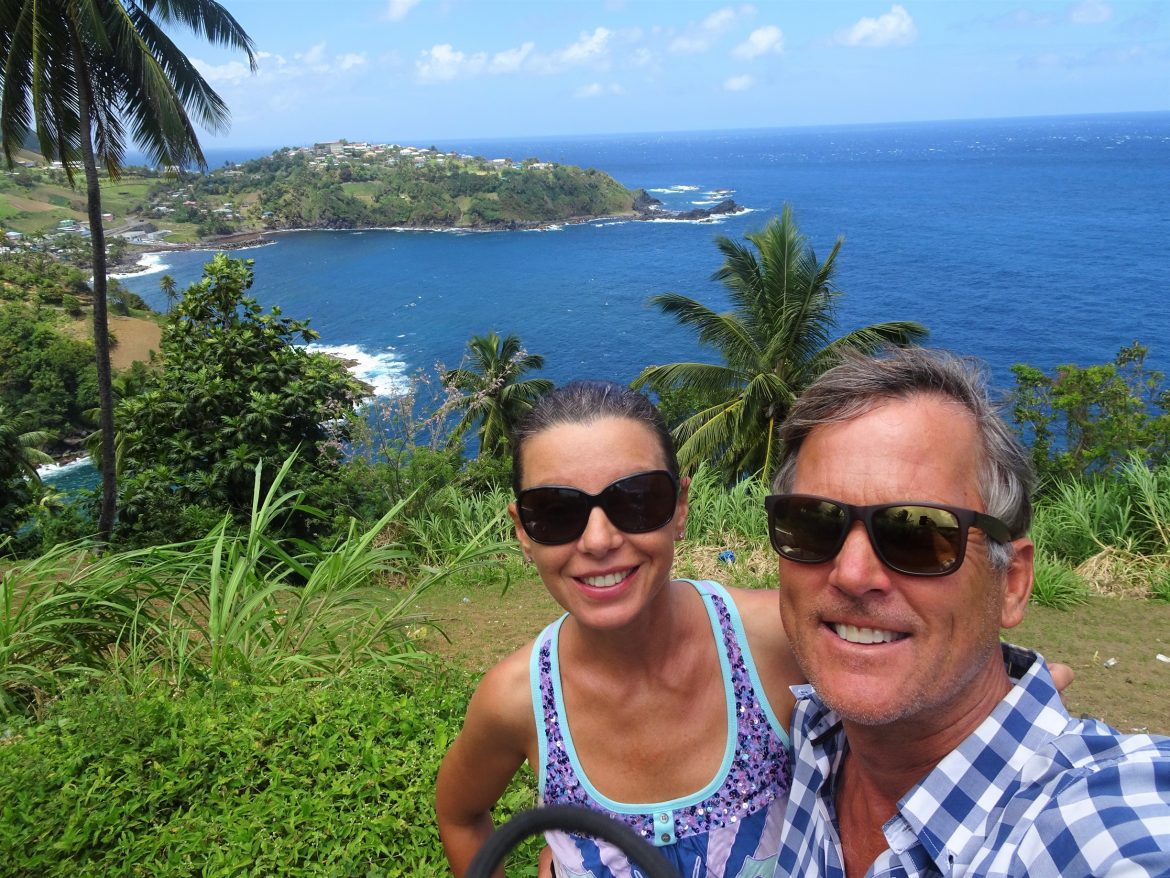 Owia village on the east coast of St.Vincent Owia village on the east coast of St.Vincent
