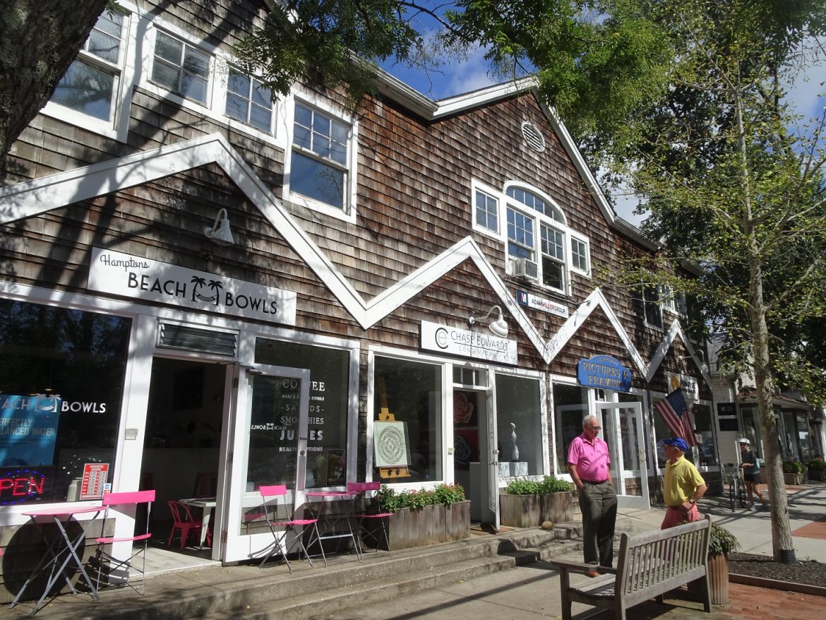 Main Street in Bridgehampton, Long Island NY Main Street in Bridgehampton, Long Island NY
