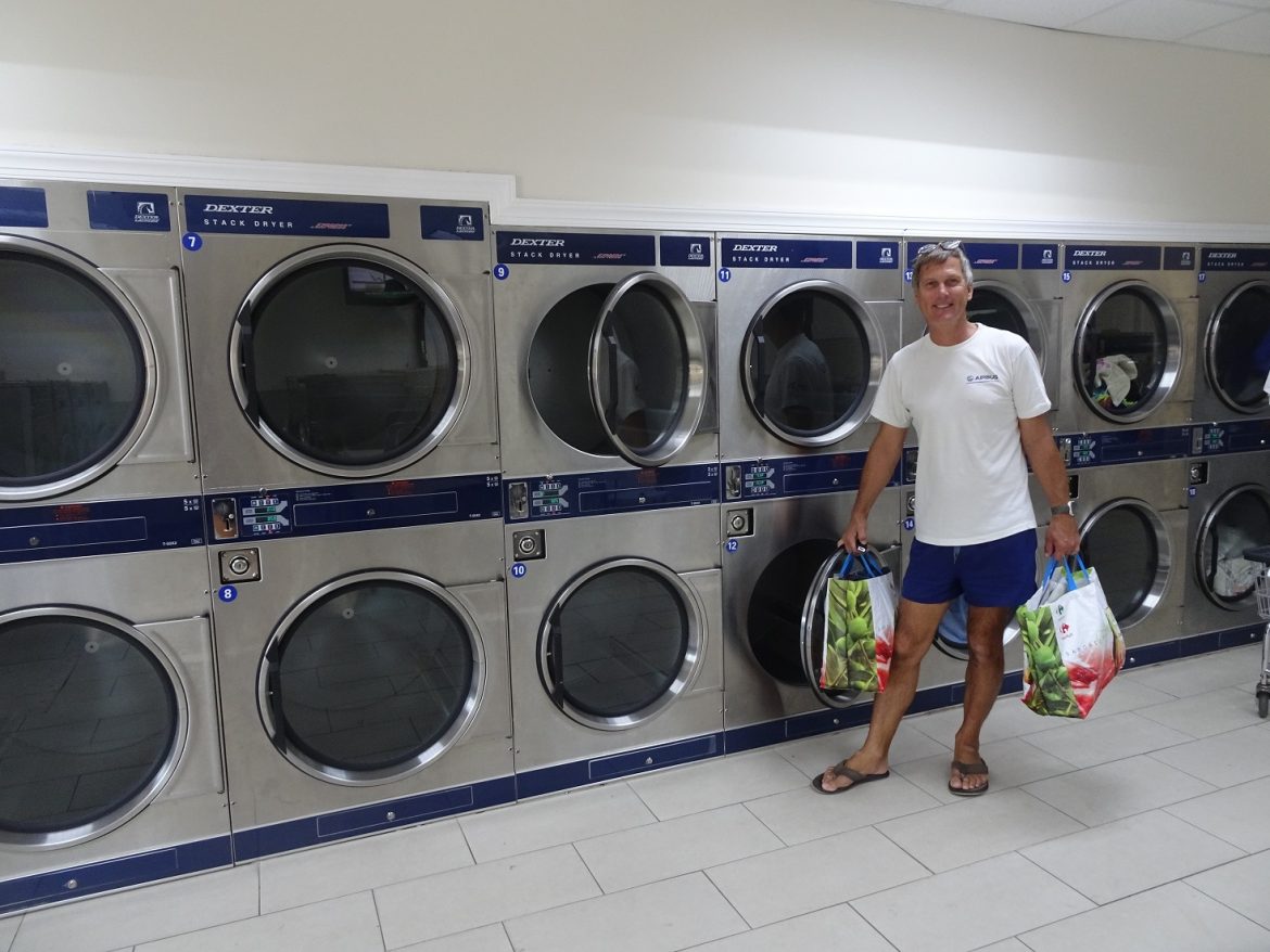 Cleaning time! Laundromat in London Towne.
