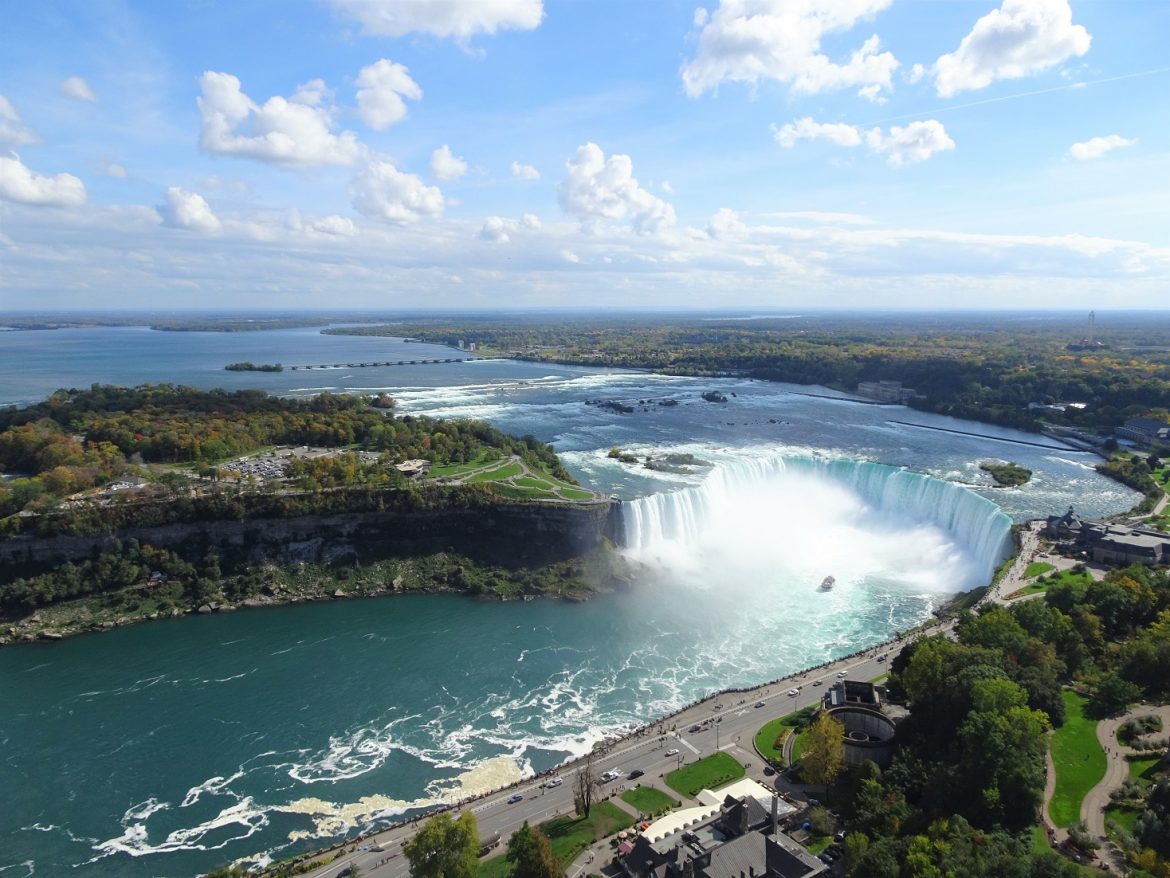 Niagara Falls, view from Skylon Tower