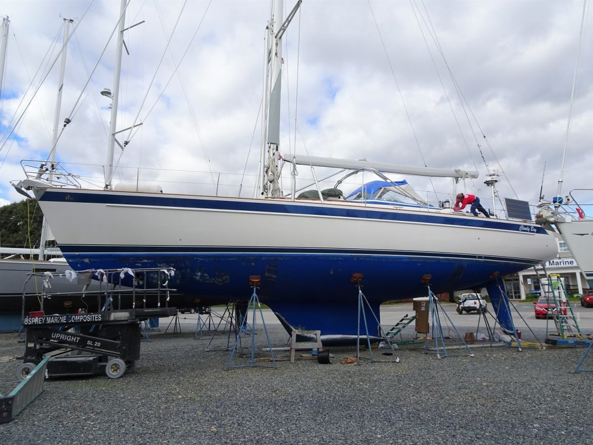 Red Sky Yacht Detailing compounding around the cockpit. Hull looks great already! Red Sky Yacht Detailing compounding around the cockpit. Hull looks great already!
