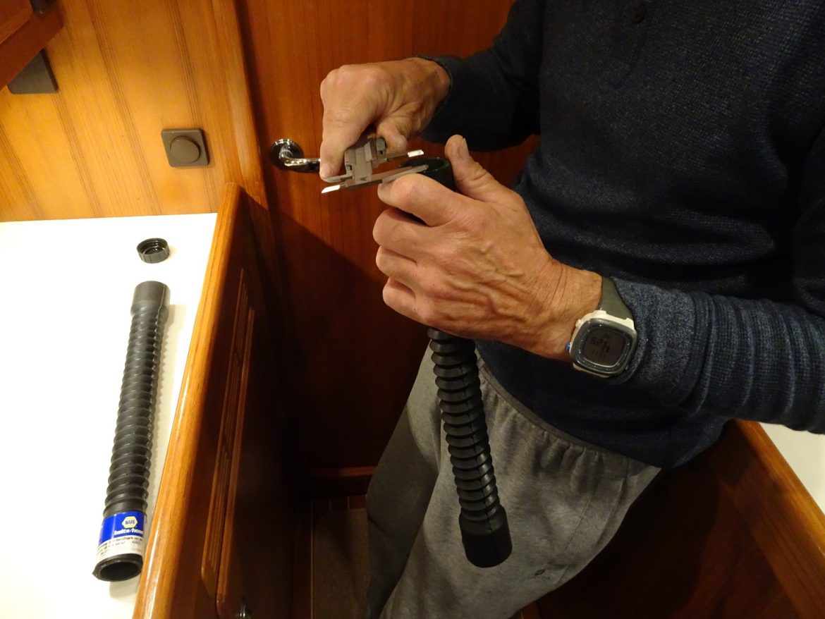 New hoses for bilge pump, perfect match