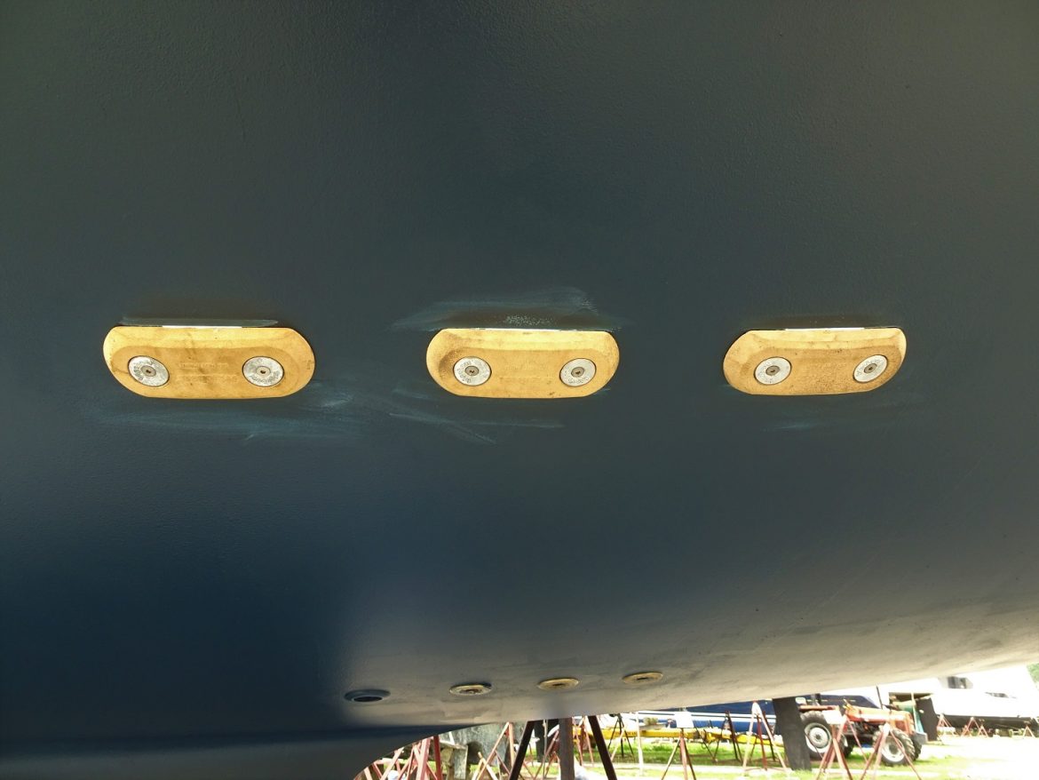 Frigoboat keel coolers fitted