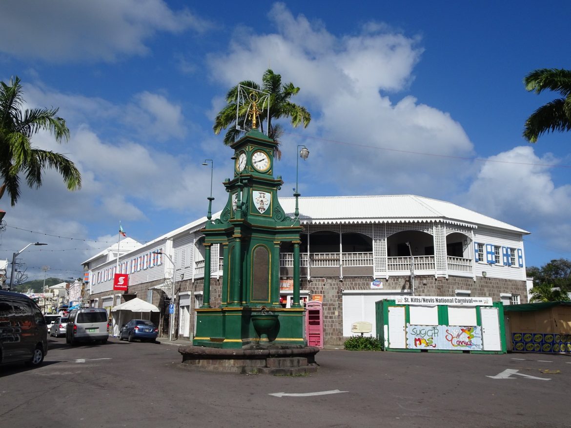 Basseterre market square, St. Kitts