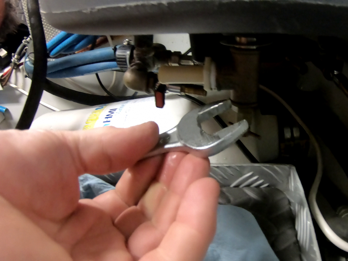 The newly made 26mm spanner