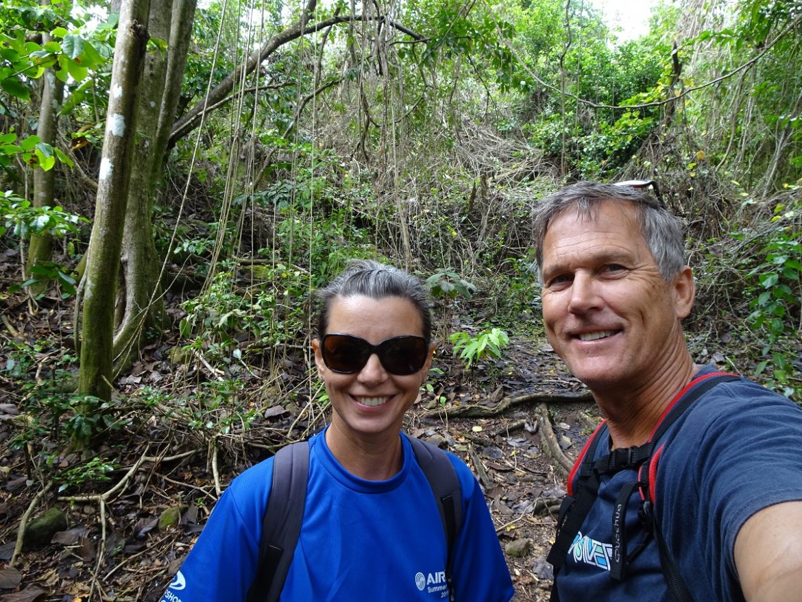 Start the trekking up to the Source, Nevis