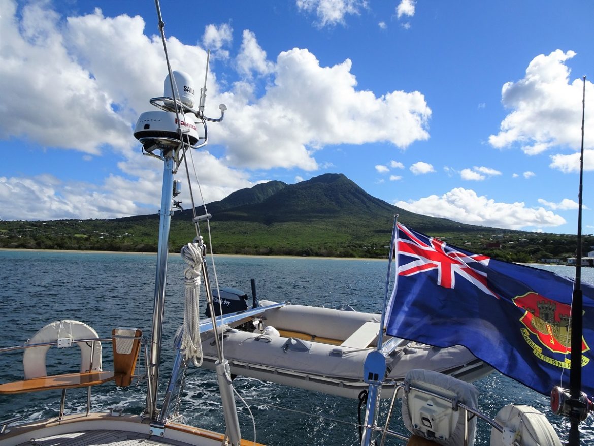 Leaving Nevis