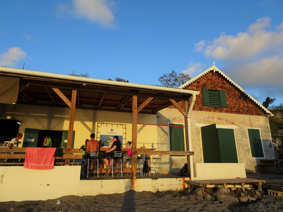 Scubaqua diving center, St.Eustatius
