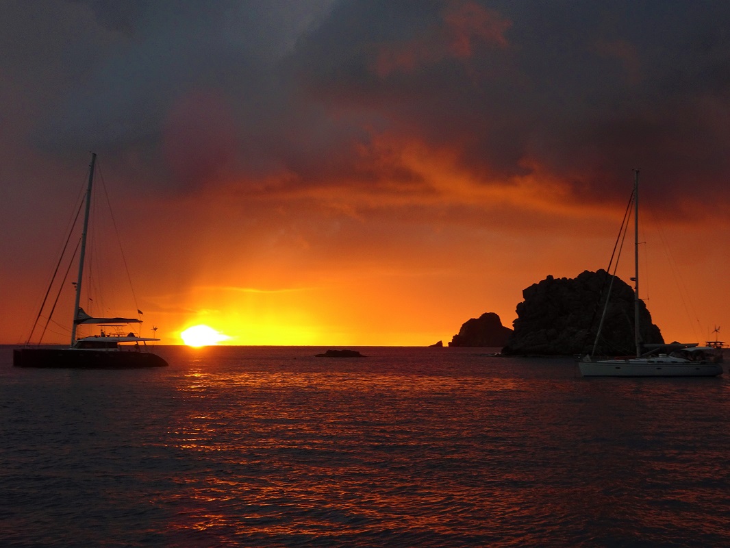 Sunset over St. Barth Sunset over St. Barth