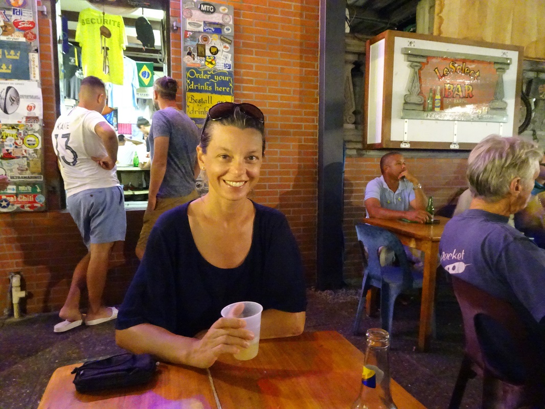 Drinks at "Le Select", Gustavia St. Barth