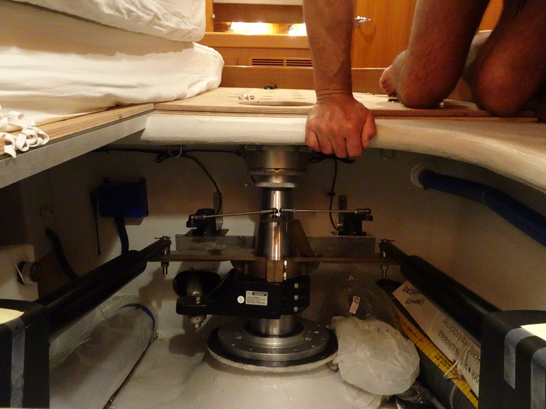 Auto helm linear drives, s/v Cloudy Bay