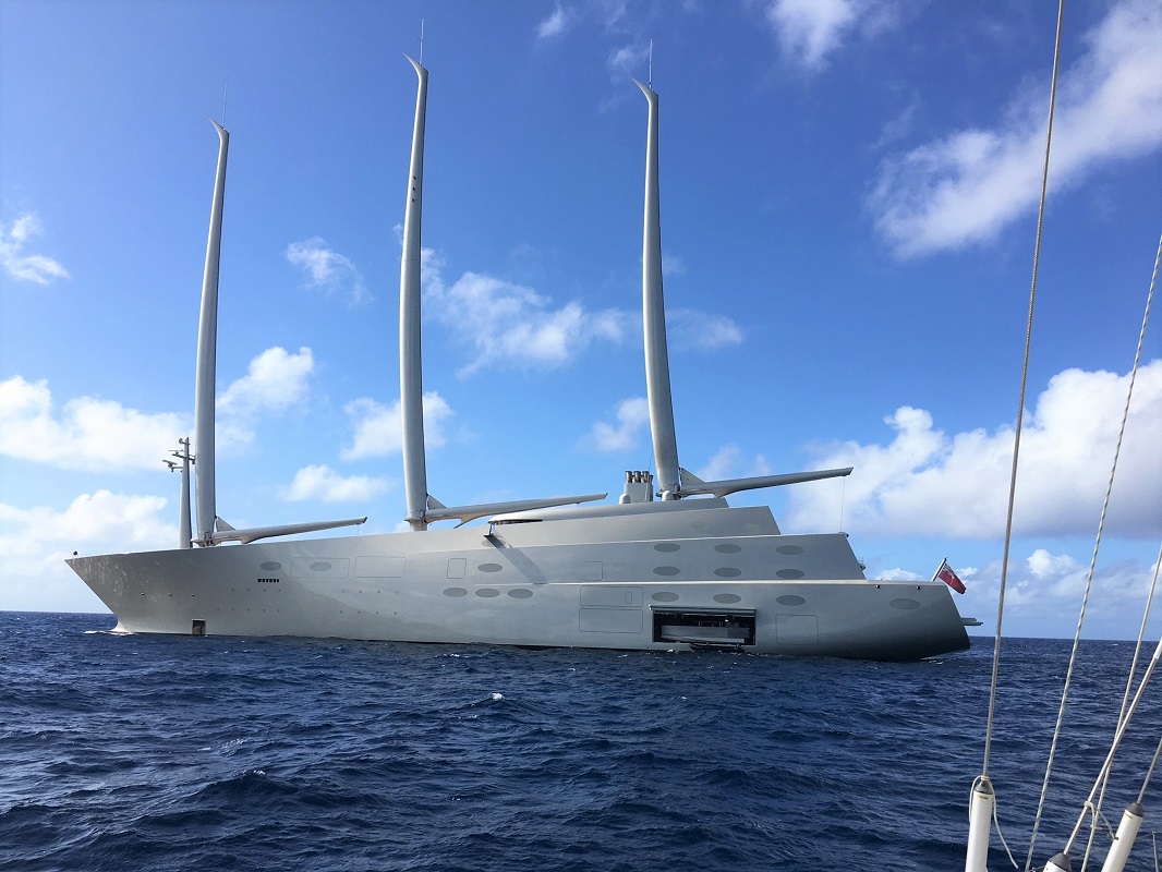 Superyacht "A"in St.Maarten