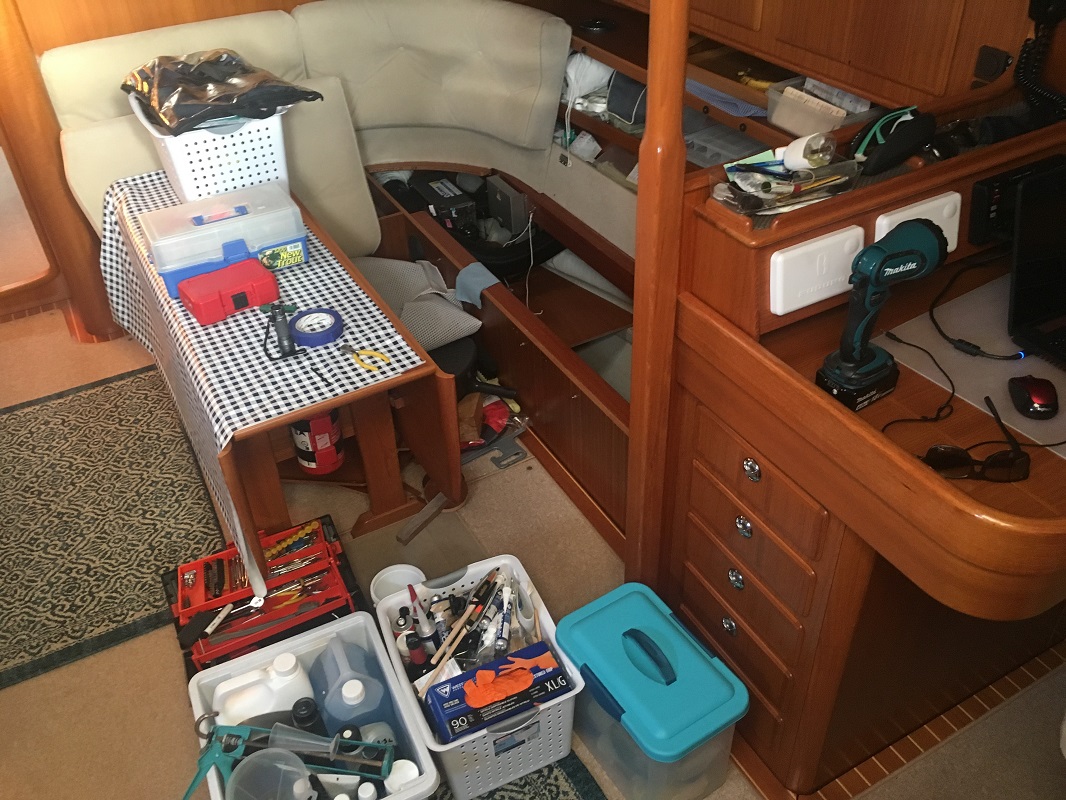 Cleaning the air con to get rid of bad smell