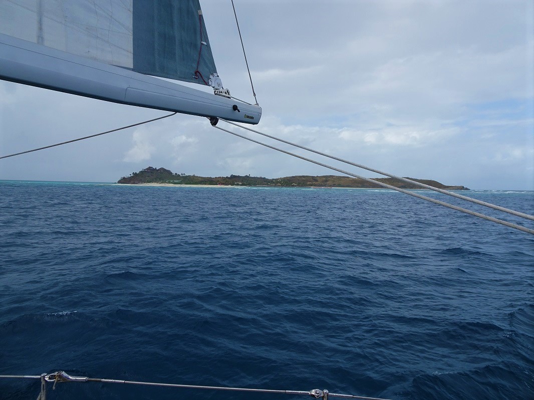 Necker Island, owned by Sir Richard Branson
