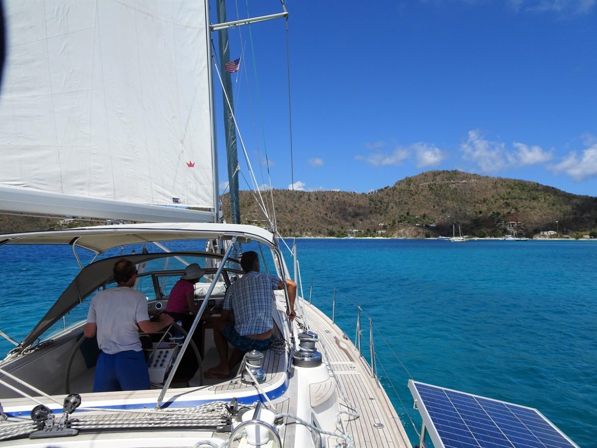 Circumnavigate St. John Sail Cloudy Bay Sailing Blog