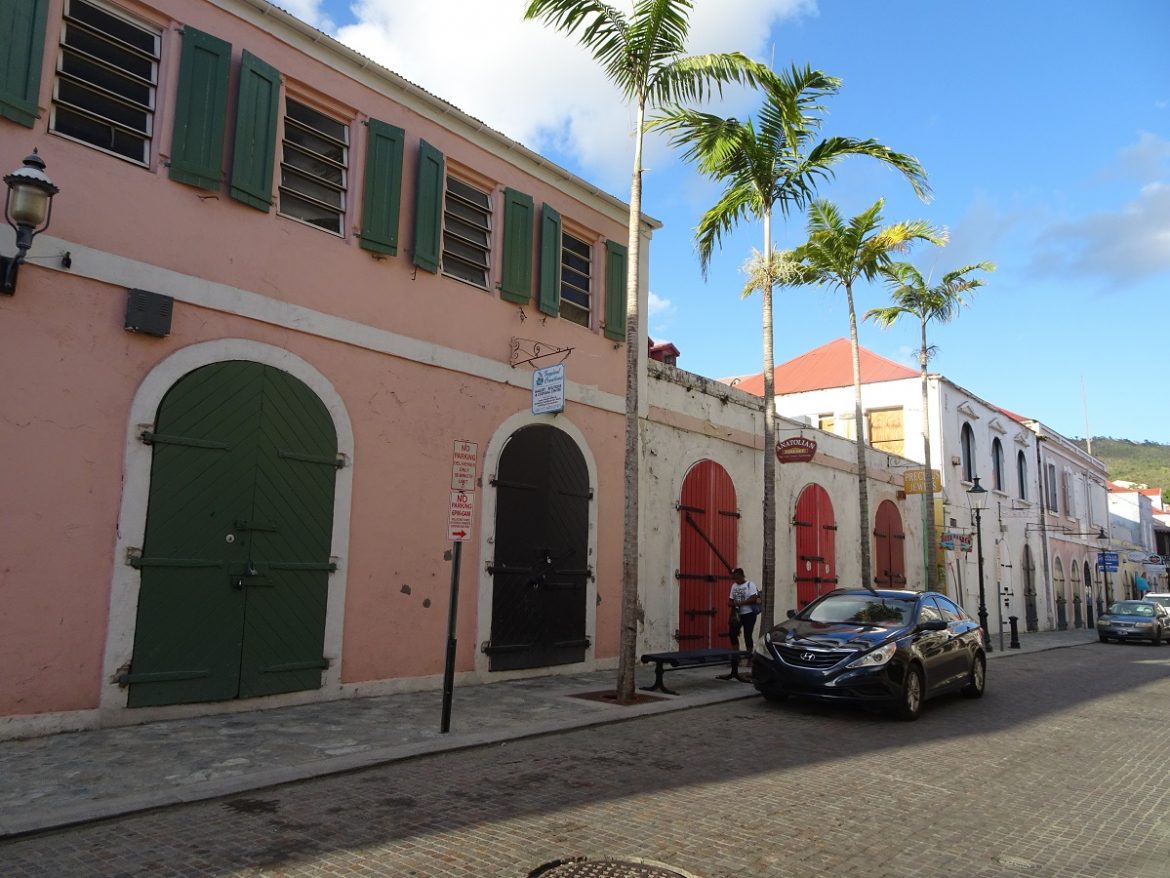 Danish architecture in Charlotte Amalie, St. John USVI Danish architecture in Charlotte Amalie, St. John USVI