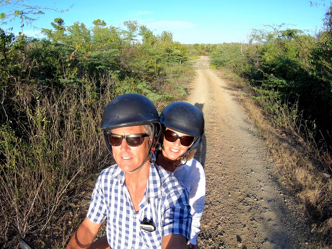Scooter trip on dirt roads, Vieques SVI