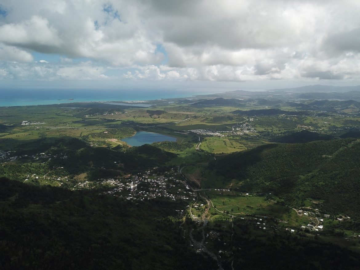 View north-east,from El Yunque national park, Puerto Rico View north-east,from El Yunque national park, Puerto Rico