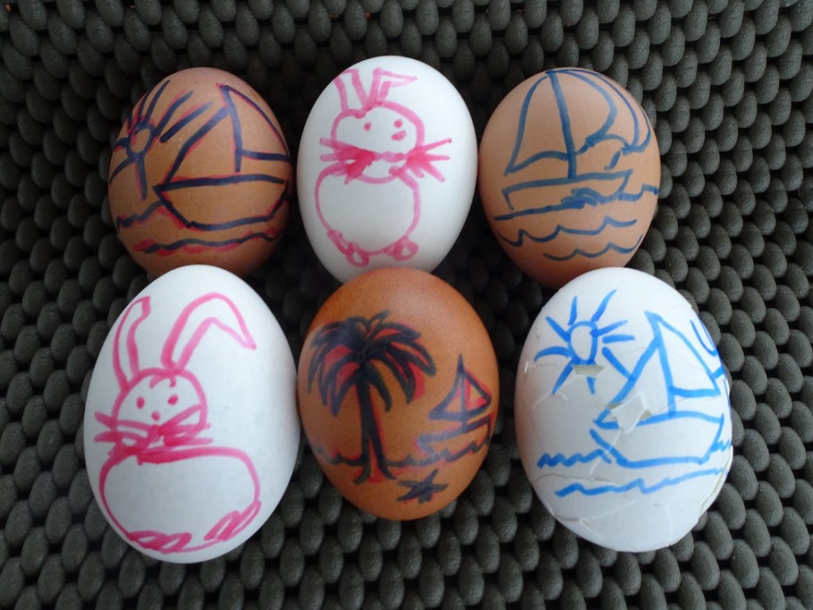 Easter eggs, artwork by Glen & Oana Easter eggs, artwork by Glen & Oana