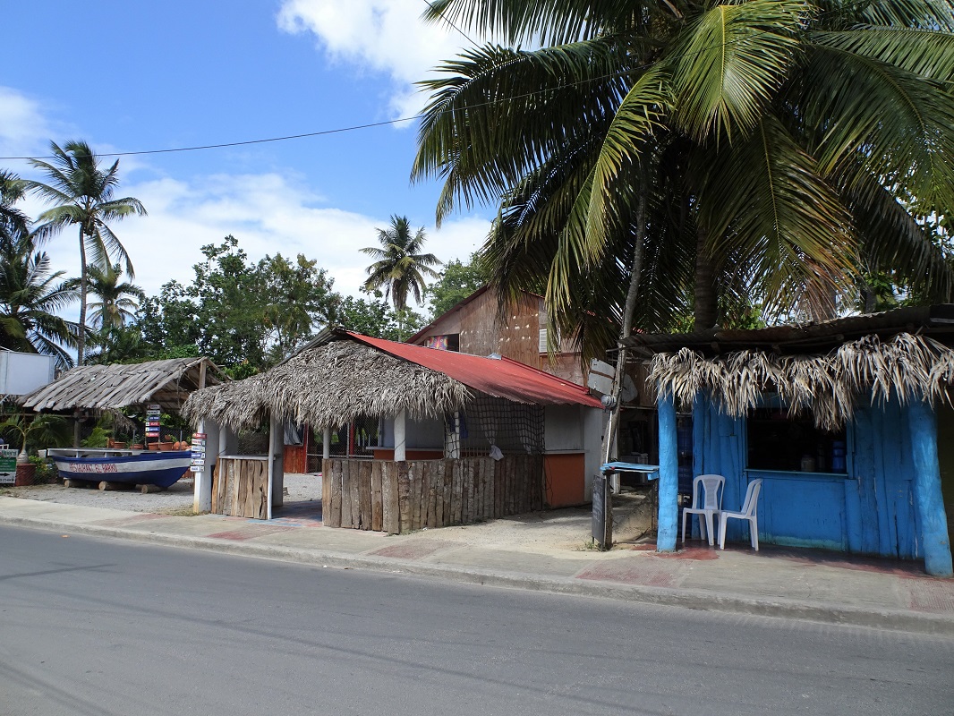 Las Terrenas town, Dominican Republic