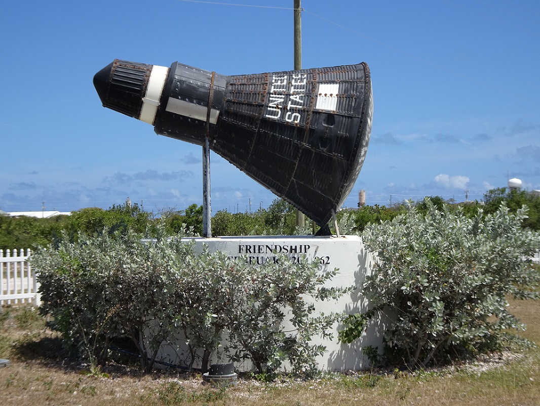 Friendship 7 replica near airport in Grand Turk, Turks & Caicos Friendship 7 replica near airport in Grand Turk, Turks & Caicos