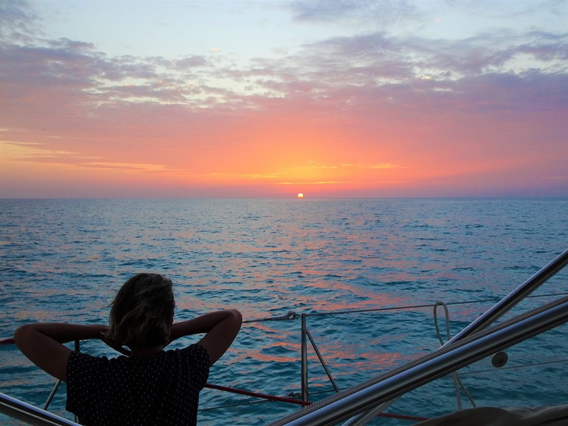 Lovely sunset over French Cay, Turks & Caicos Lovely sunset over French Cay, Turks & Caicos