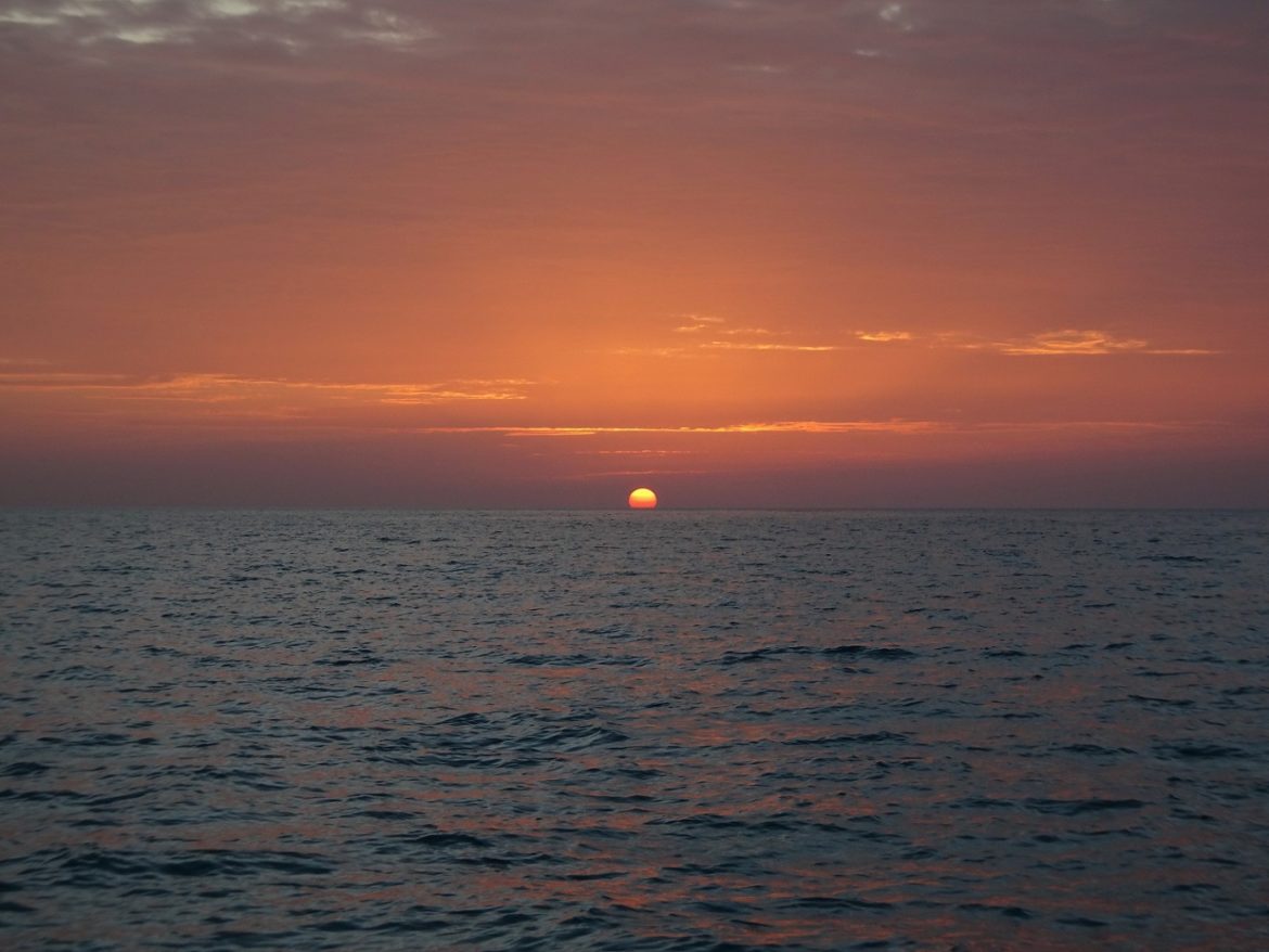 Lovely sunset over French Cay, Turks & Caicos Lovely sunset over French Cay, Turks & Caicos