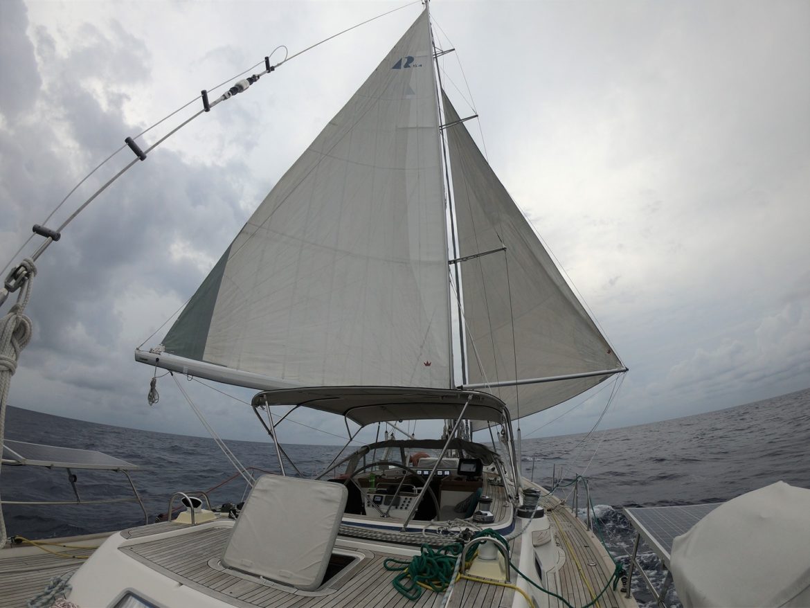 s/v Cloudy Bay on passage to USA s/v Cloudy Bay on passage to USA