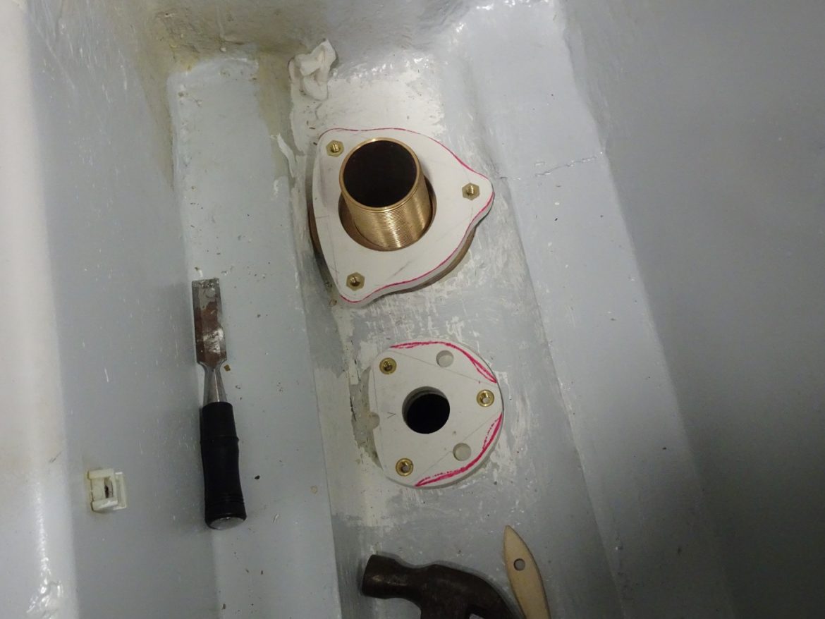 dry-run with yet more backing plates – s/v Cloudy Bay dry-run with yet more backing plates - s/v Cloudy Bay