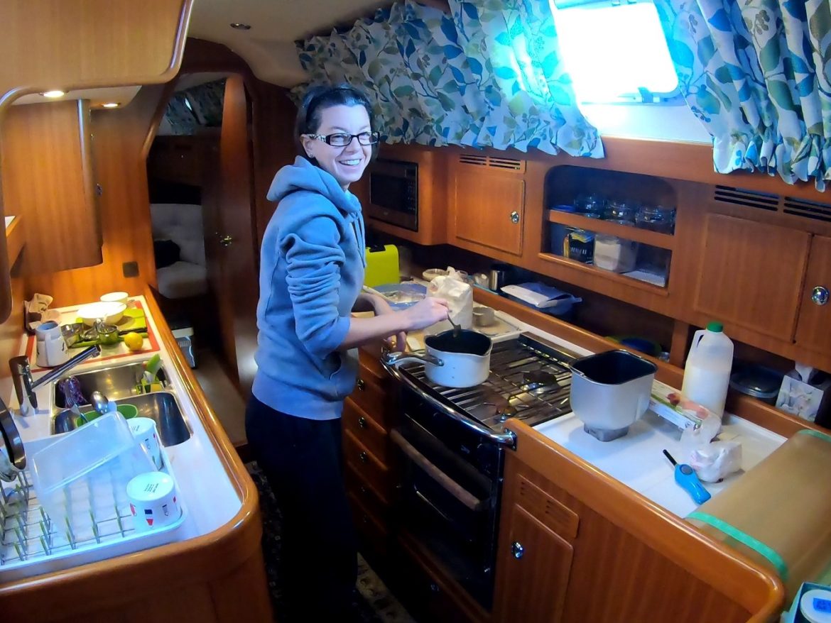 Baking while at sea