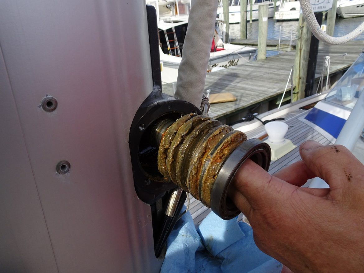 Mast furler got water ingress