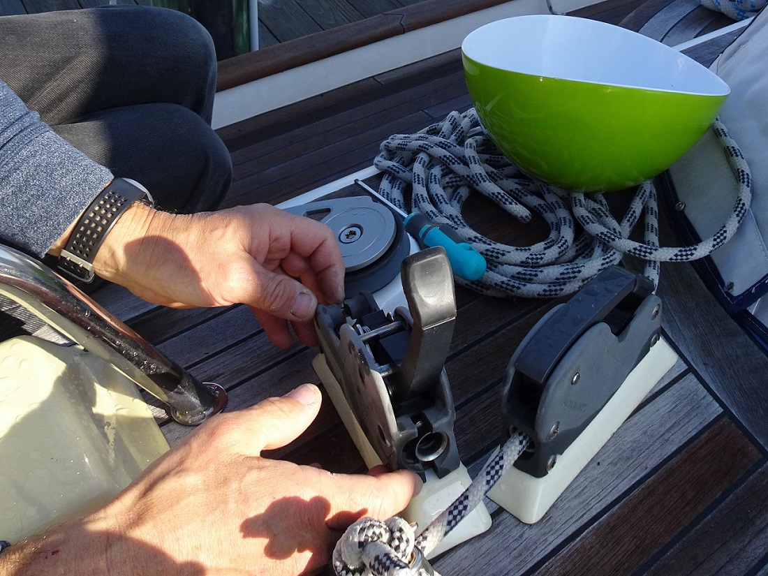 Spinlock clutches jaws replaced Spinlock clutches jaws replaced