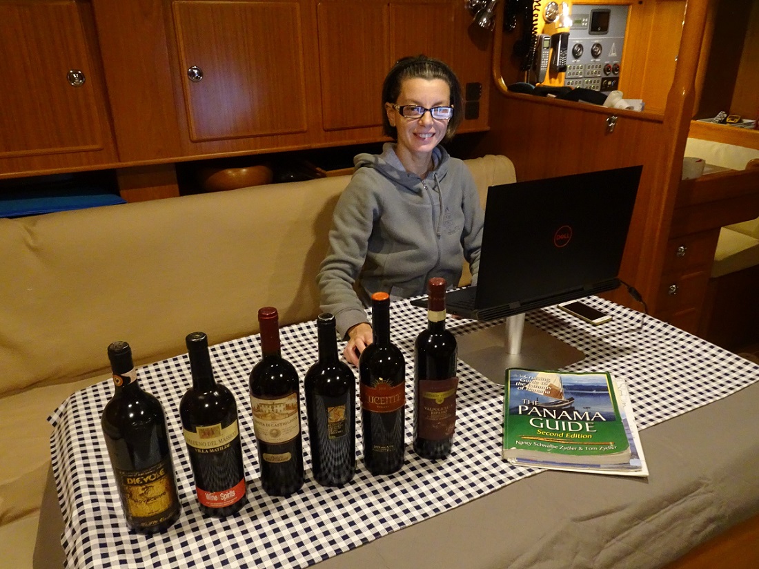 New (to me) laptop stand and the wine harvest