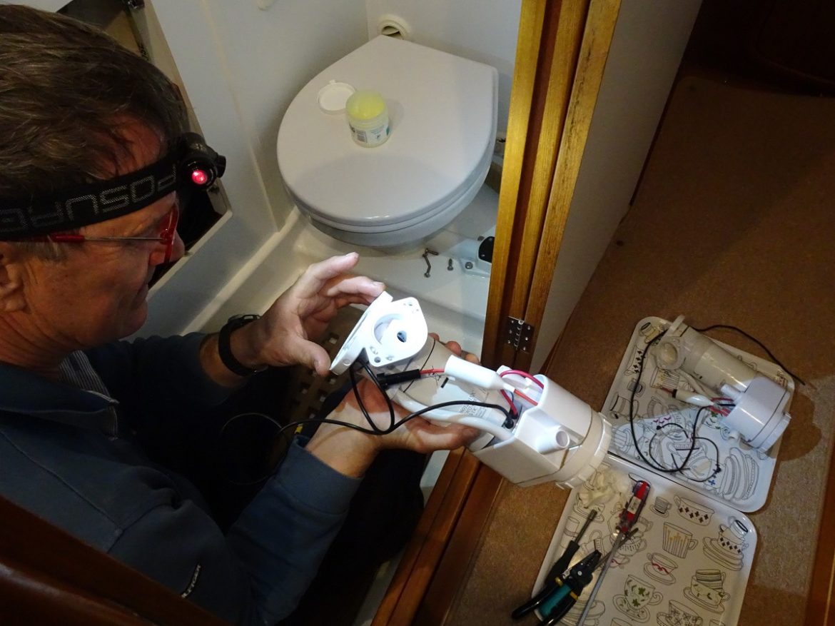 Change the Jabsco electric pump
