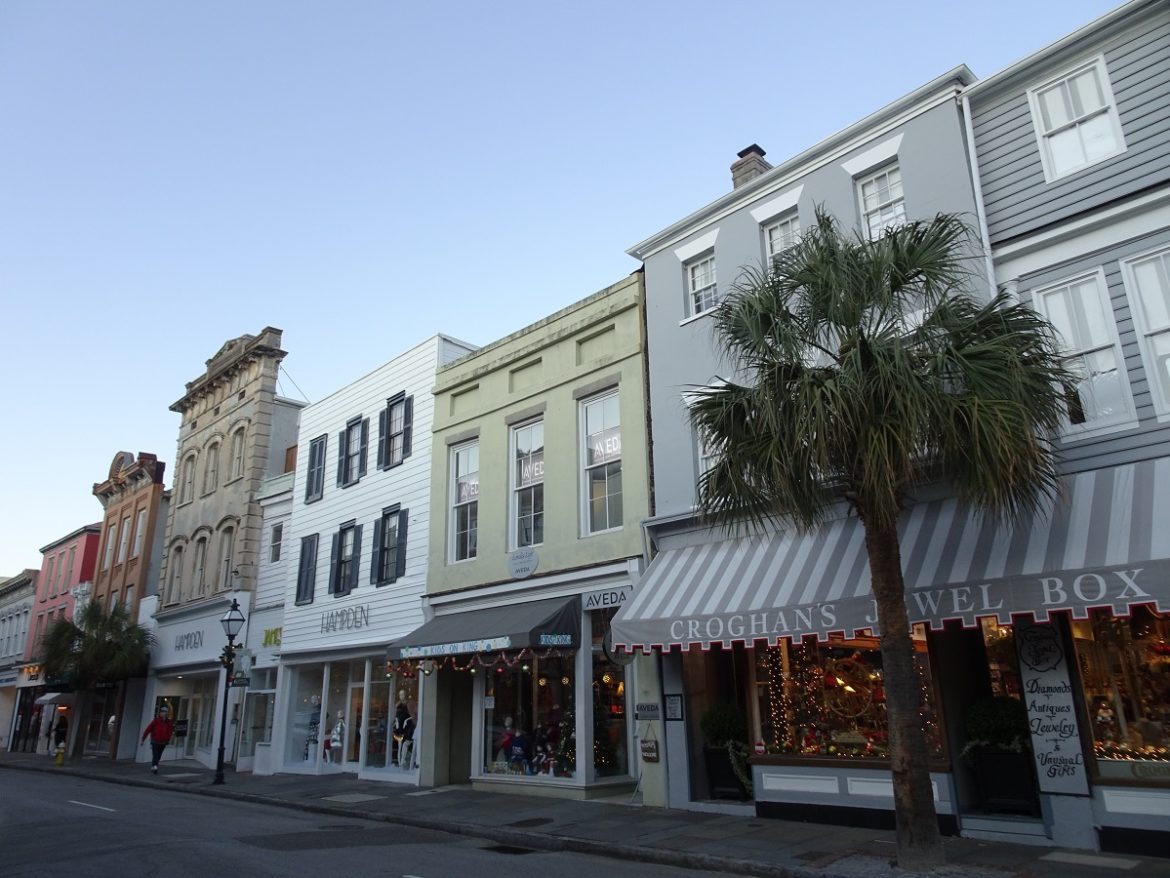 Pretty street in Charleston SC Pretty street in Charleston SC