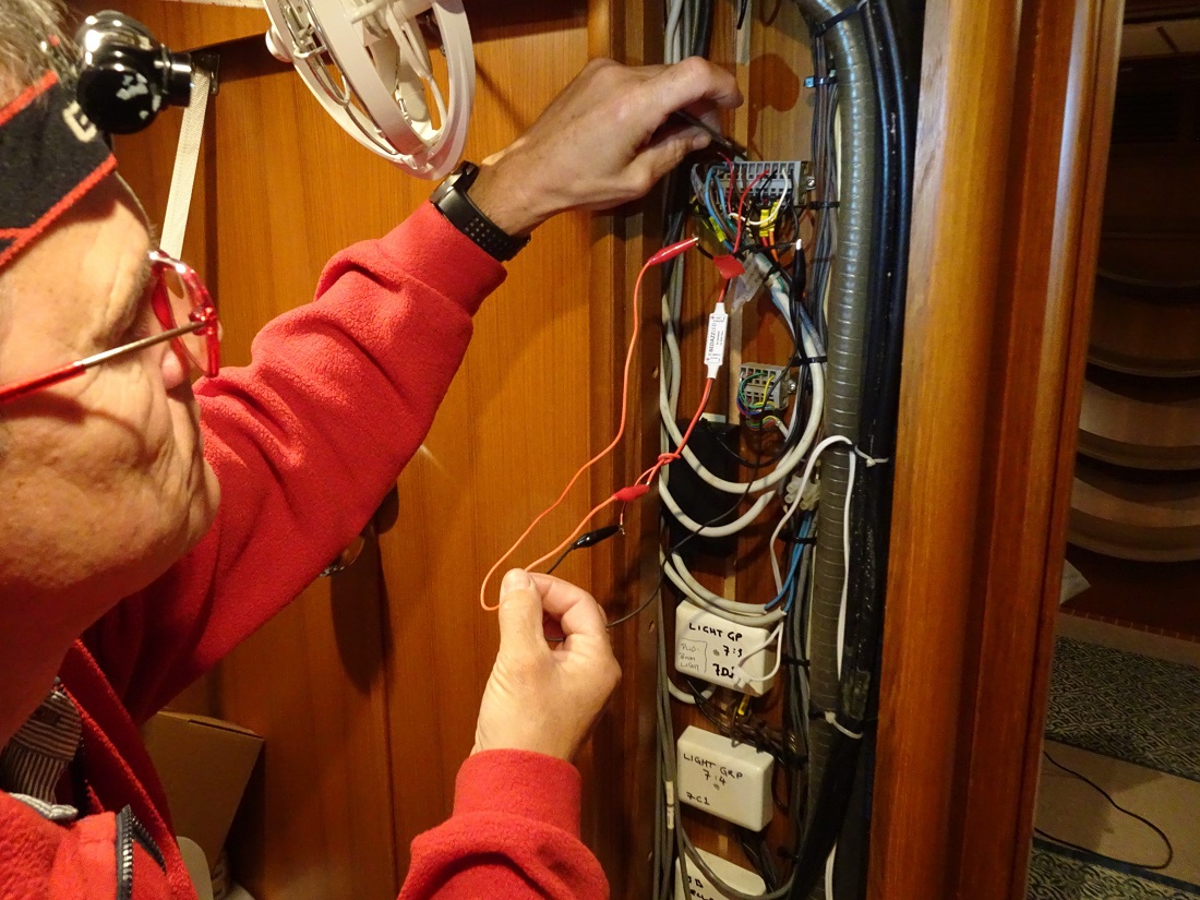 Install new LED strip as boom lights Install new LED strip as boom lights