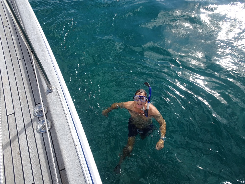 First swim of the season