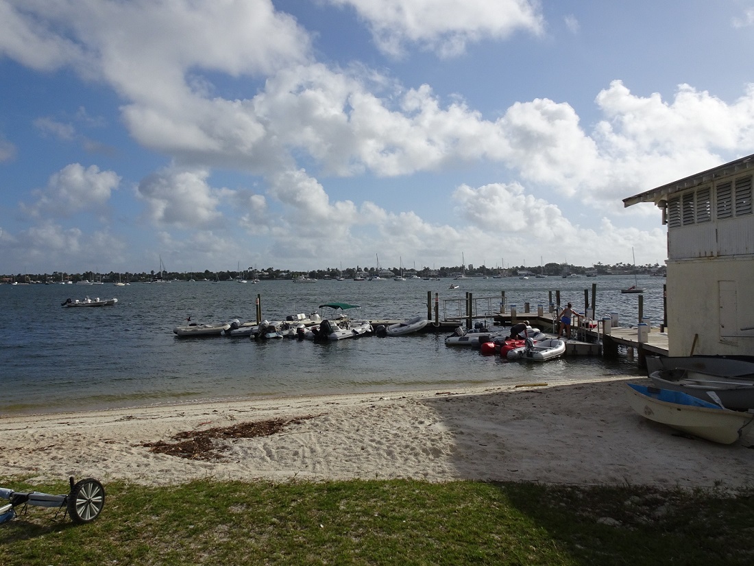 West Palm Sailing Club dinghy dock