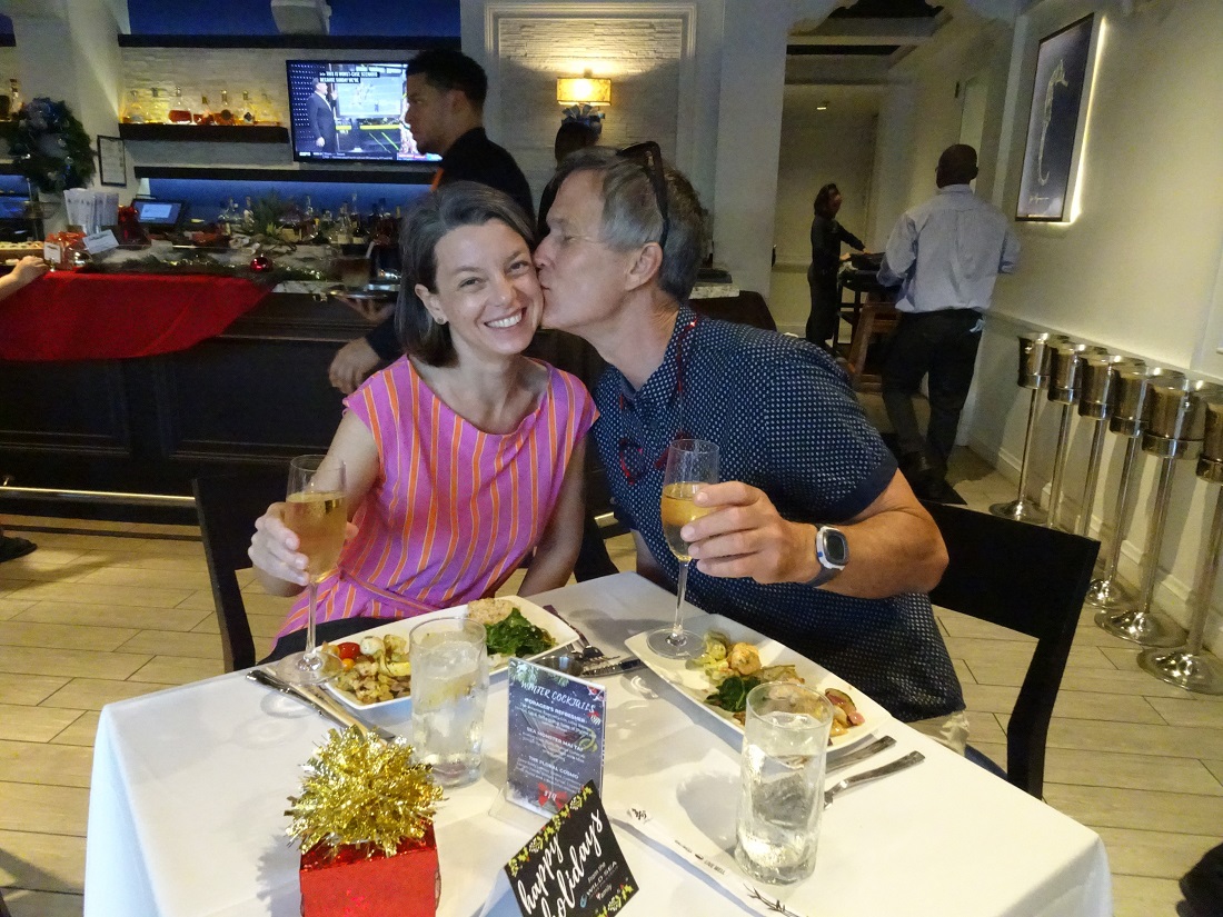 Christmas lunch at Riverside Hotel, Fort Lauderdale FL