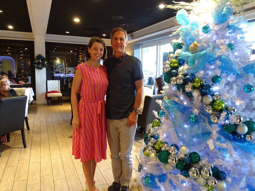 Christmas lunch at Riverside Hotel, Fort Lauderdale FL
