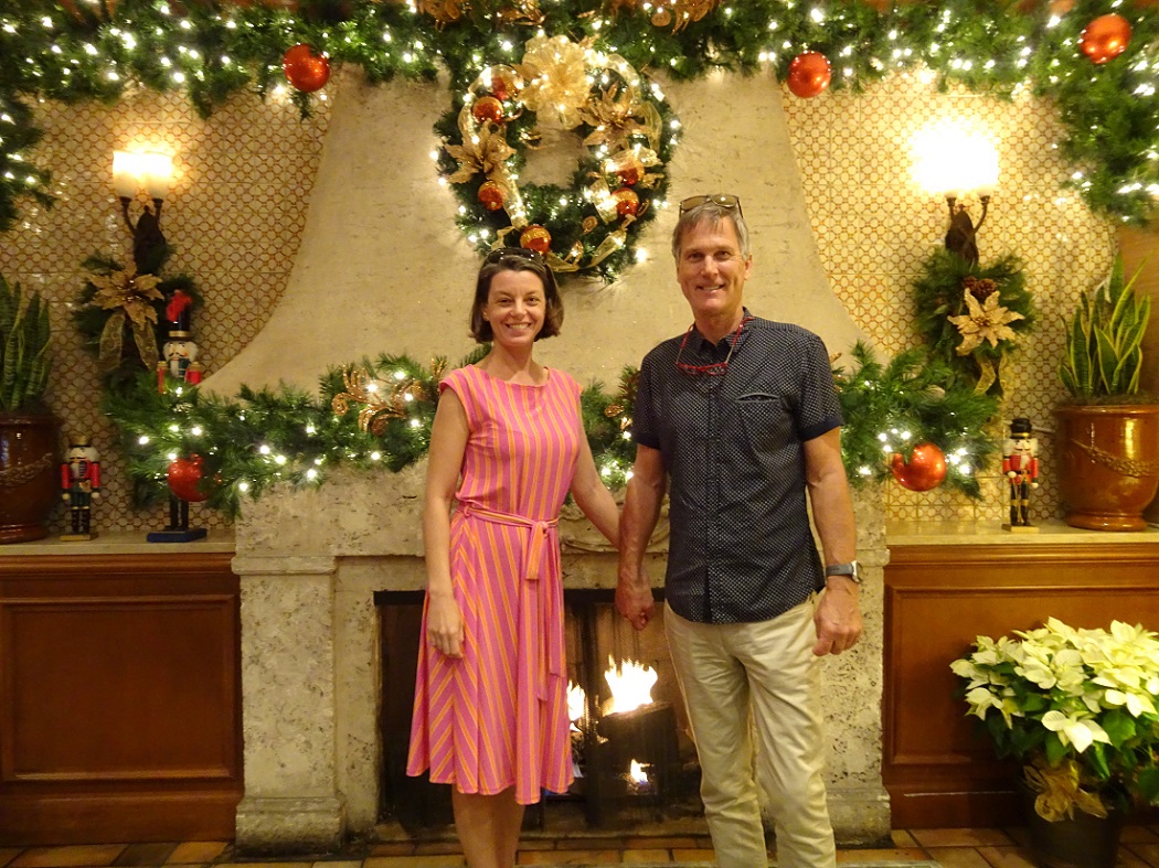 Christmas lunch at Riverside Hotel, Fort Lauderdale FL
