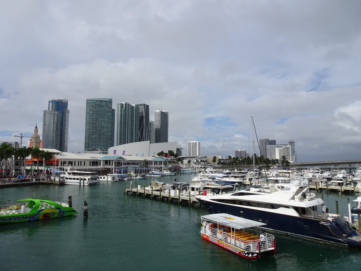 Miami Downtown, view from Miami Marina