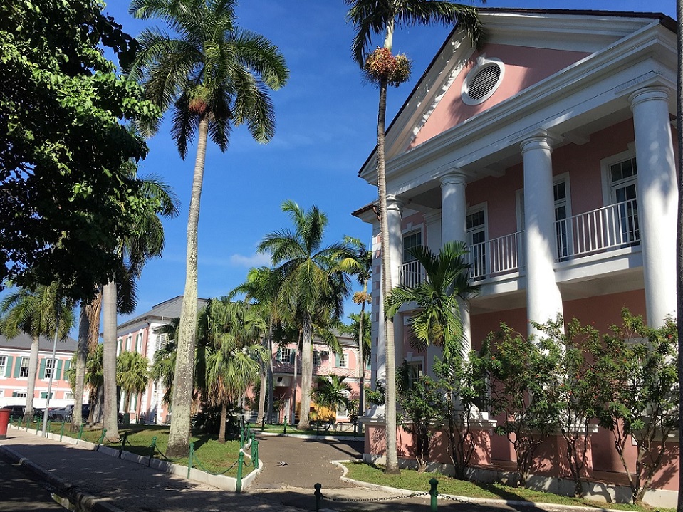 Government House, Nassau downtown, Bahamas