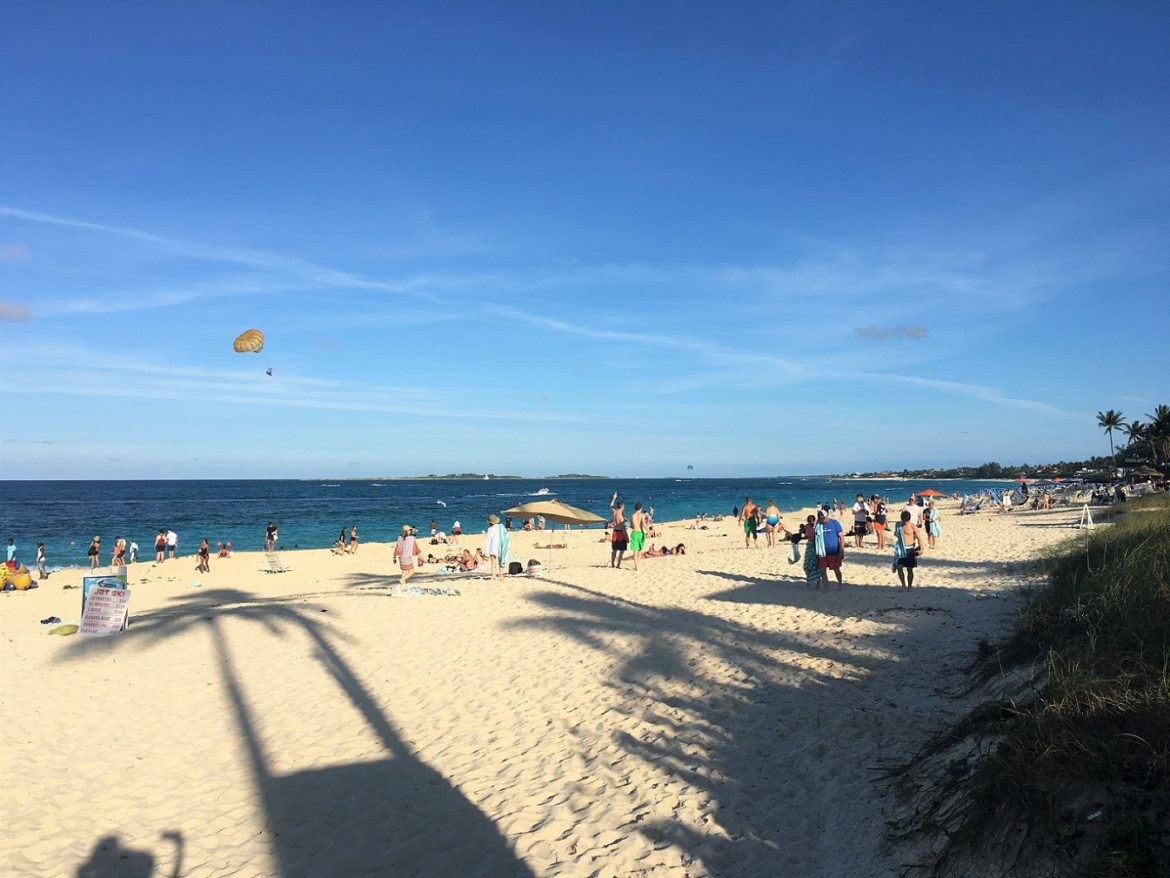 Atlantis resort beach, Nassau, Bahamas
