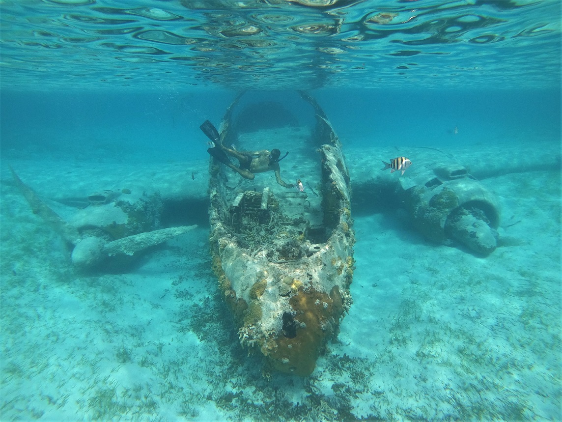 Pablo Escobar’s plane wreck in Norman’s Cay, Bahamas Pablo Escobar's plane wreck in Norman's Cay, Bahamas