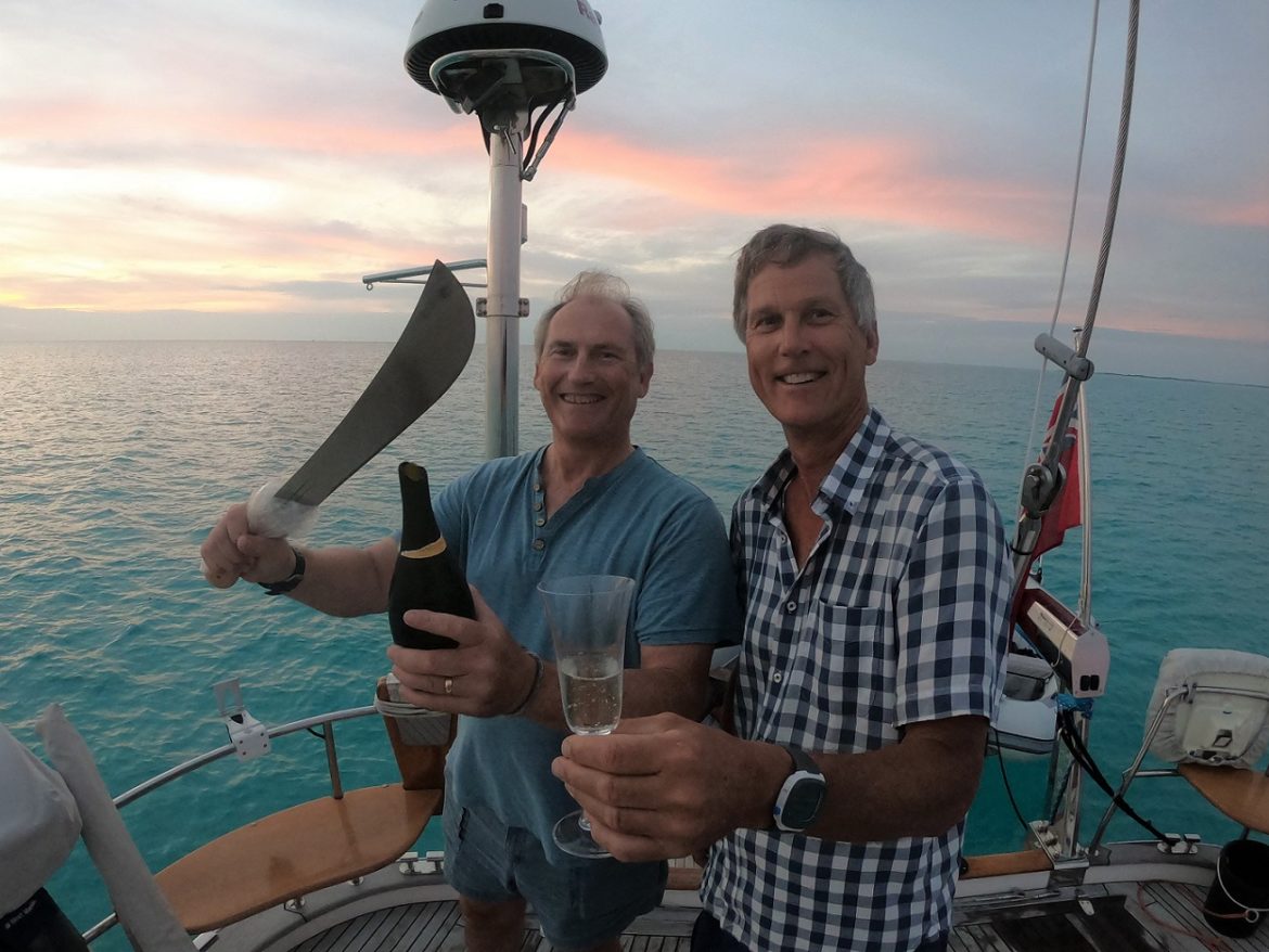 Celebrating Brexit on Cloudy Bay Celebrating Brexit on Cloudy Bay