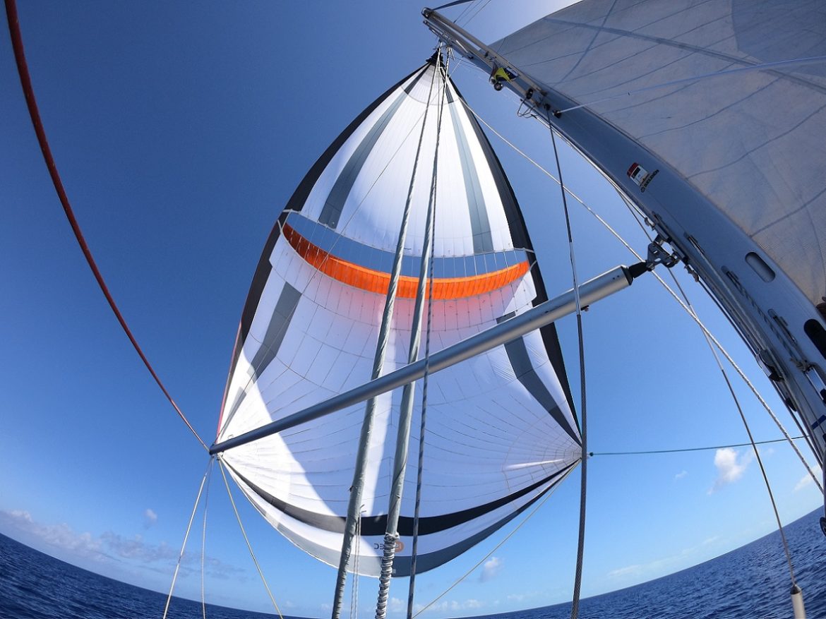 dead downwind with Parasailor